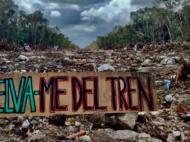 #SelvameDelTren invita a candidatos a ver daño causado en Tramo 5 del Tren Maya para corregirlo