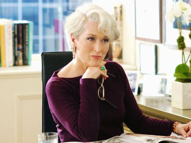 Meryl Streep conoce a la verdadera editora de Vogue, Anna Wintour