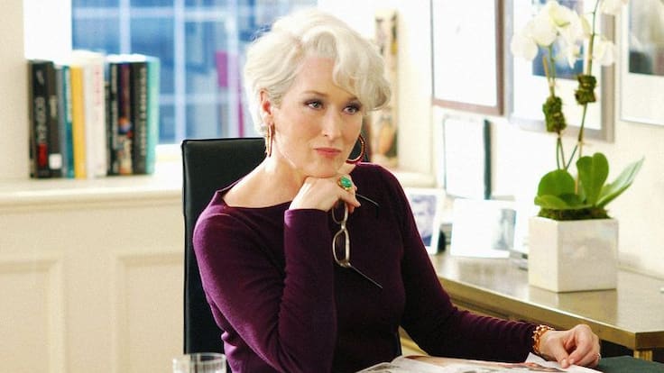 Meryl Streep conoce a la verdadera editora de Vogue, Anna Wintour