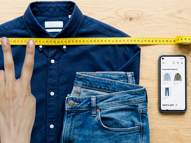 Medir una camisa o un pantalón con cinta métrica y aplicar un pequeño margen es clave para acertar la talla y evitar devoluciones.