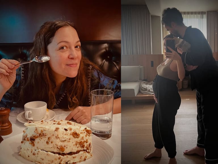 Natalia Lafourcade anunció el embarazo de su primer bebé a través de instagram y compartió una foto con su esposo, Juan Pablo López Fonseca.