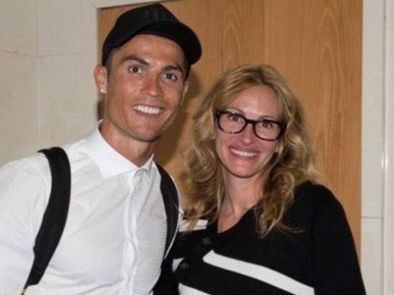 El encuentro de Julia Roberts con Cristiano Ronaldo