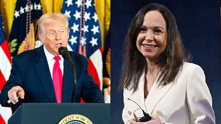 Trump recibirá a María Corina Machado en la Casa Blanca en medio de crisis con Venezuela