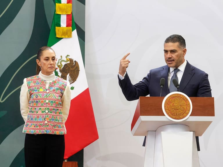 El secretario de Seguridad y Protección Ciudadana, Omar García Harfuch habló sobre el trasladados a Estados Unidos de 37 reos.