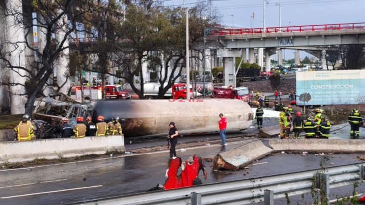 Jazlyn, la pequeña que salvó su abuelita del accidente de la pipa de gas en Iztapalapa, regresa a México