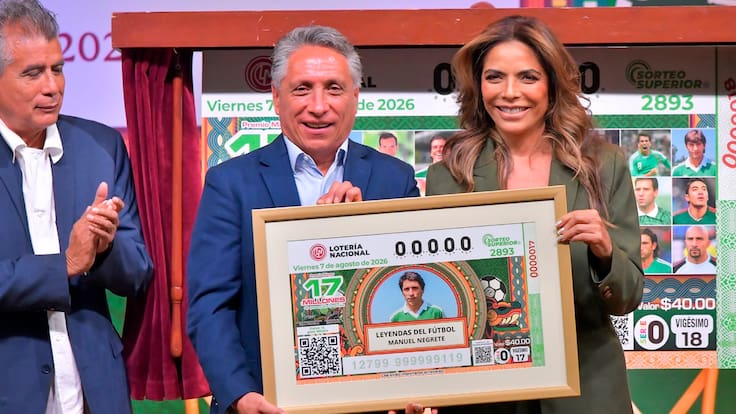 Lotería Nacional lanza billetes de Leyendas del Fútbol Mexicano