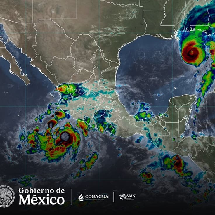 Huracán Simón podría llegar a categoría 4 en Jalisco y Colima pide Sheinbaum estar atentos