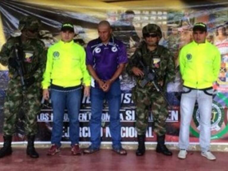 Captura ejército colombiano a jefe de milicias de las FARC