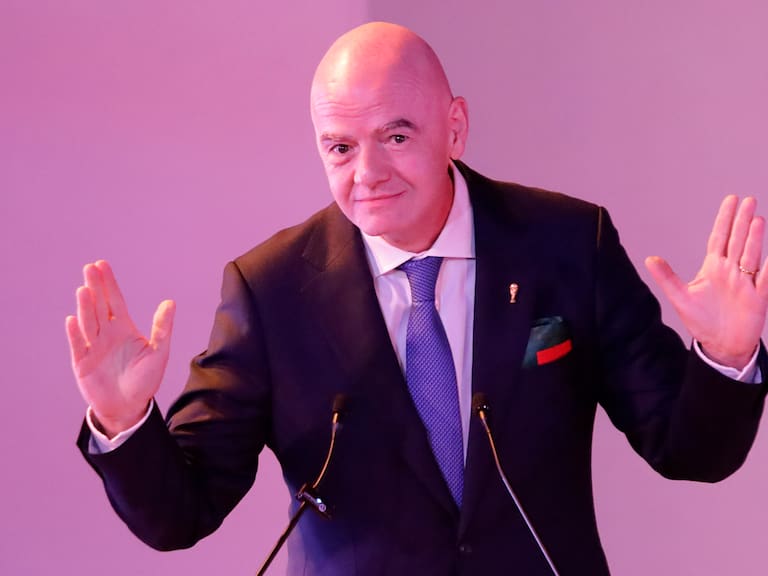 Mx - FIFA President Gianni Infantino And Mexico City Mayor Clara Brugada Inaugurate Epic Album Exhibition