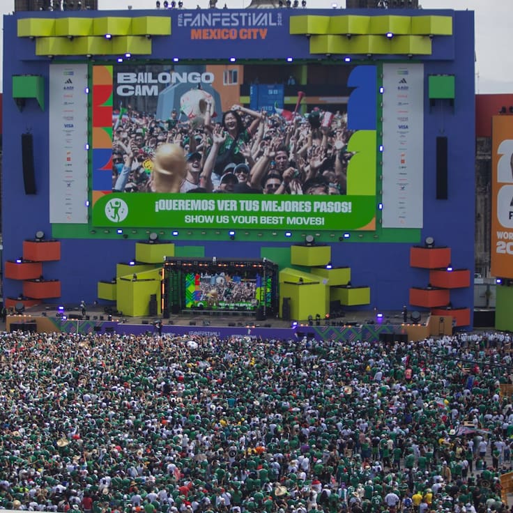 Solo dejarán entrar a 55 mil aficionados al FIFA Fan Fest del Zócalo para el partido México vs Corea del Sur