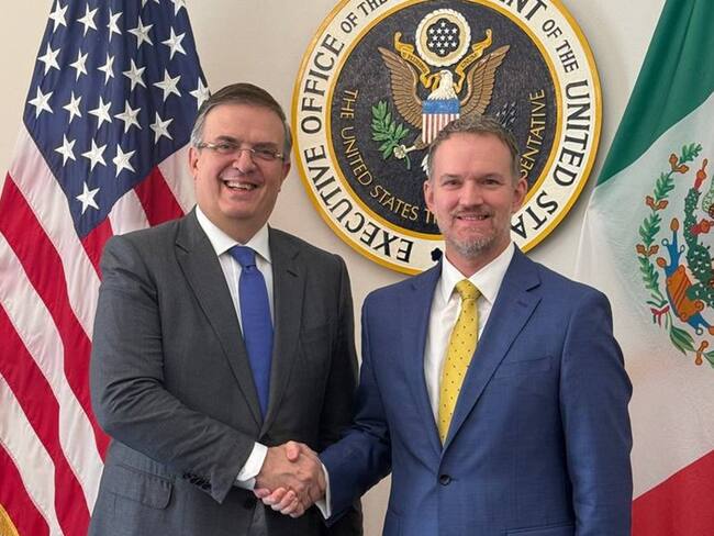 Se reúne Ebrard con el representante Comercial de EE.UU.