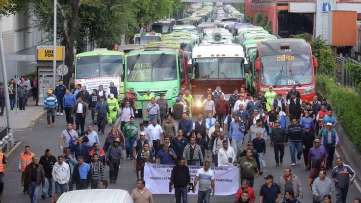 Marcha de transportistas en la CDMX: Rutas afectadas, motivos detrás de la protesta y horarios