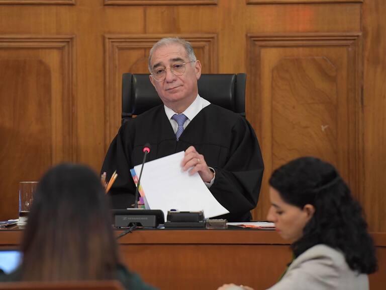 Alberto Pérez Dayán durante la sesión en la Segunda Sala de la SCJN.