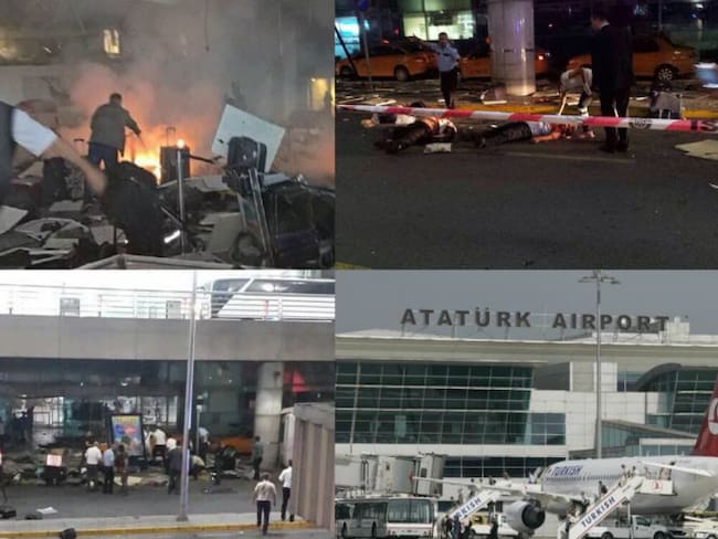 Turquía reporta 28 muertos y 60 heridos tras explosiones en el aeropuerto de Estambul