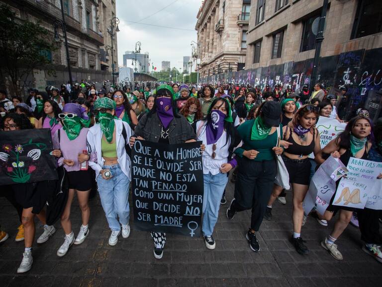 Como cada 28 de septiembre, las mujeres salen a exigir el derecho de un aborto seguro, libre y gratuito en todo el país. FOTO: ANDREA MURCIA /CUARTOSCURO.COM