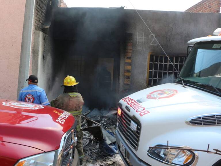 Incendio en una finca deja una mujer lesionada en Tlajomulco