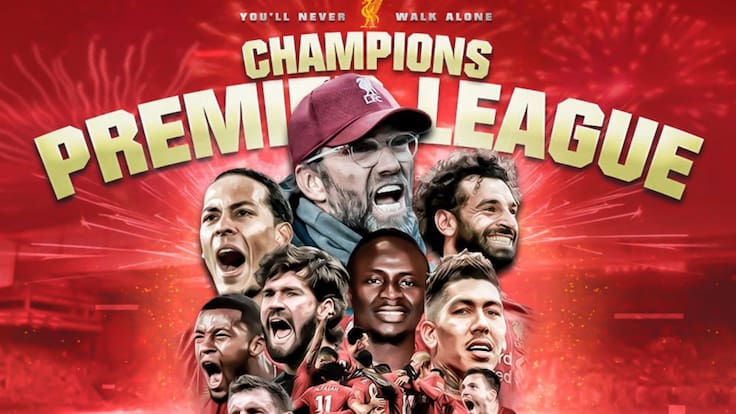 El Liverpool es campeón de la Premier League tras 30 años