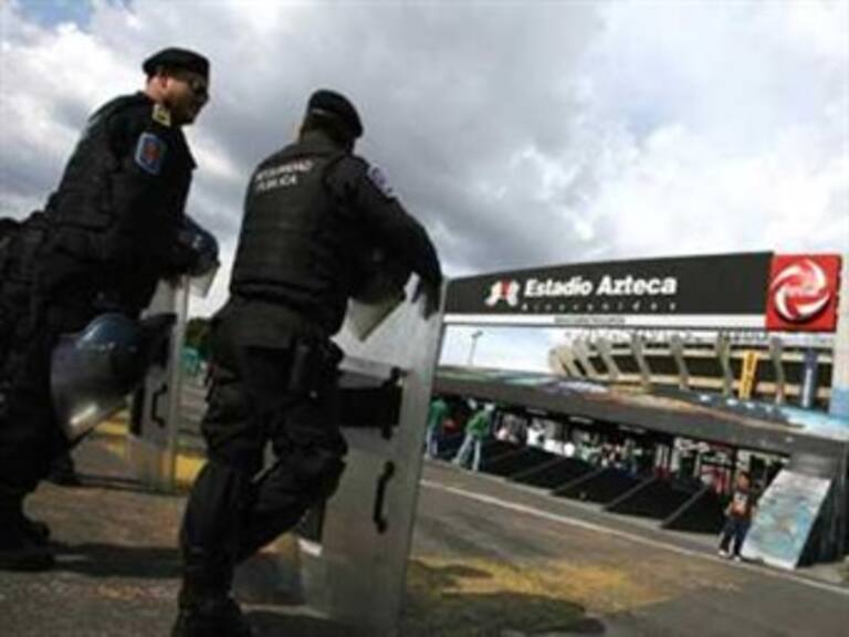 3 mil 500 policías vigilan inmediaciones del Azteca