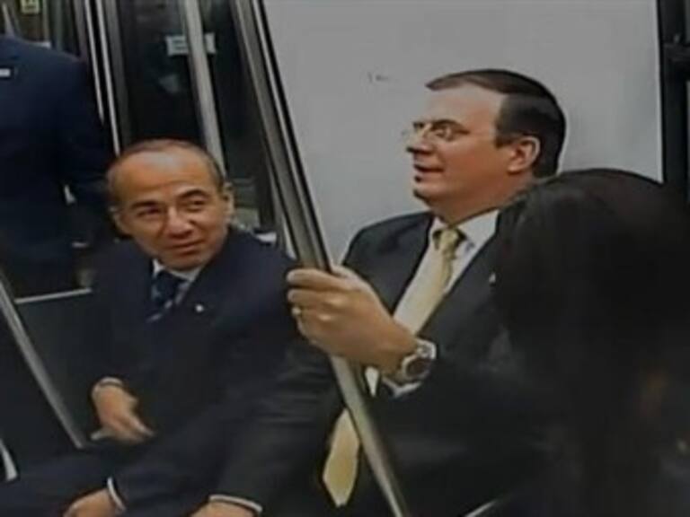 Agradece Ebrard al presidente Calderón su apoyo para construir Línea 12 del Metro