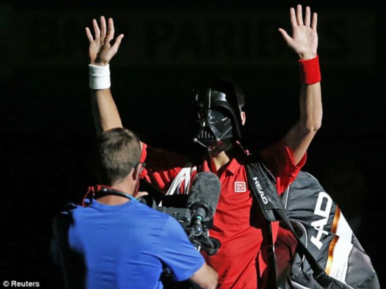 ¿Será Novak Djokovic el próximo Darth Vader?