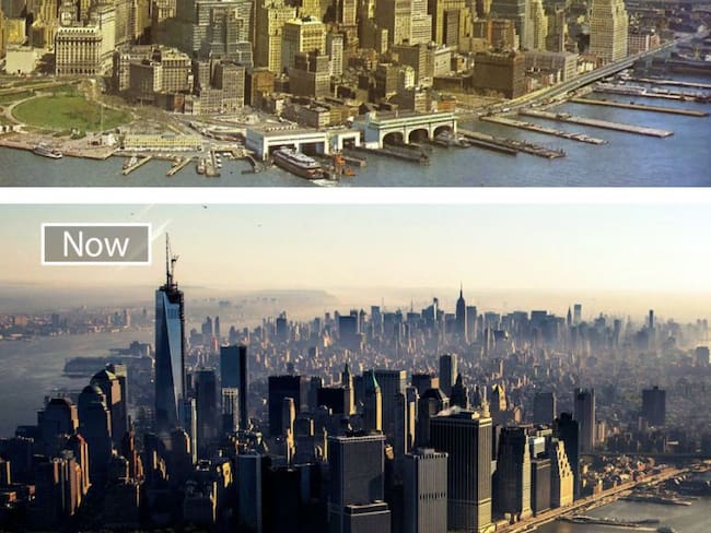 El antes y el después de las ciudades más famosas del mundo