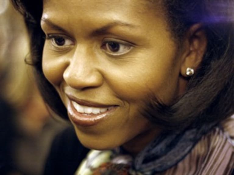Michelle Obama concluye visita a Museo de Antropología