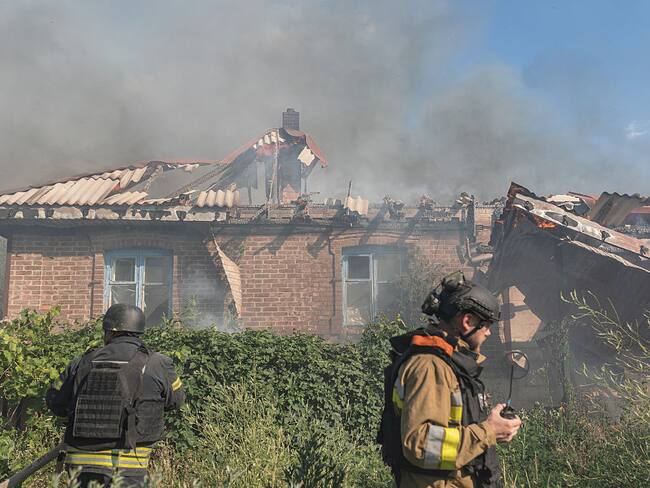 Cientos de drones rusos atacan la ciudad natal de Zelenski