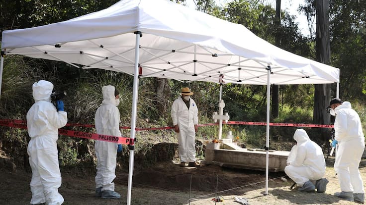 Fosa común en Panteón de Dolores: concluye primera fase de recuperaciones controladas en CDMX