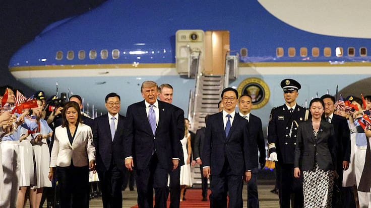 Trump maquilla visita a China con intenciones comerciales|Video
