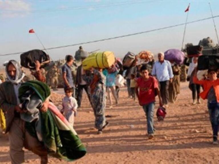Da Turquía asilo a 130 mil sirios kurdos por ataques de EI