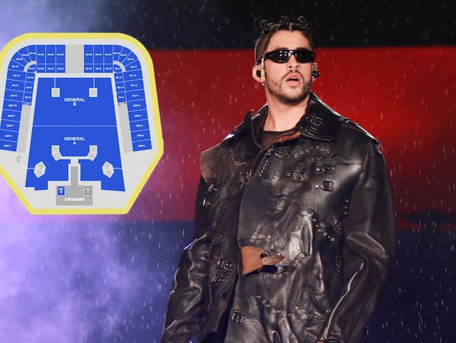 Antes de comprar boletos para Bad Bunny, conoce el mapa del escenario en el Estadio GNP