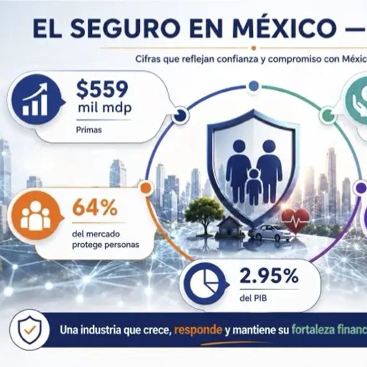Industria aseguradora mantiene fortaleza financiera durante primer semestre de 2026