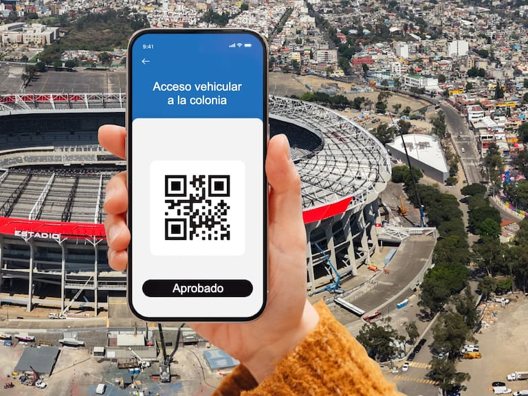 Los residentes de colonias aledañas al Estadio Ciudad de México, deberán mostrar su QR para poder llegar a casa con sus carros.