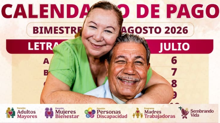 Nuevo calendario Bienestar julio-agosto 2026: ¿qué día te cae el pago según tu apellido?