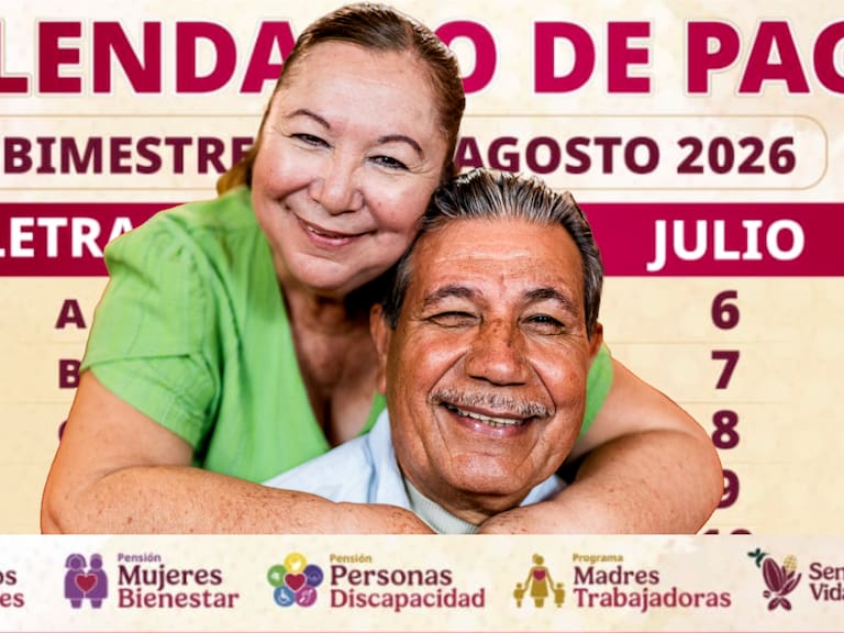 El calendario del Bienestar julio 2026 establece las fechas de pago según la inicial del apellido.