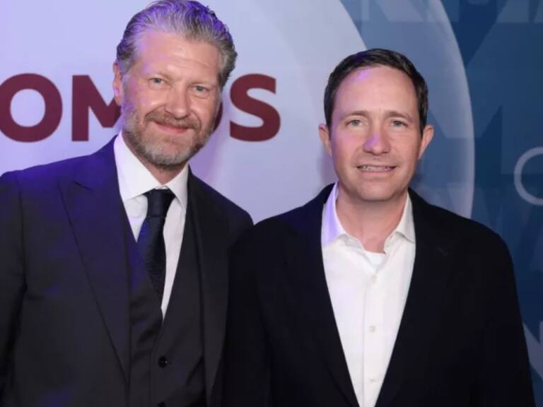 Benjamín Salinas Sada, vicepresidente del Consejo de Administración de Grupo Salinas, y Luciano Pascoe Rippey, director general, presentaron adn Noticias, la nueva etapa de adn40.