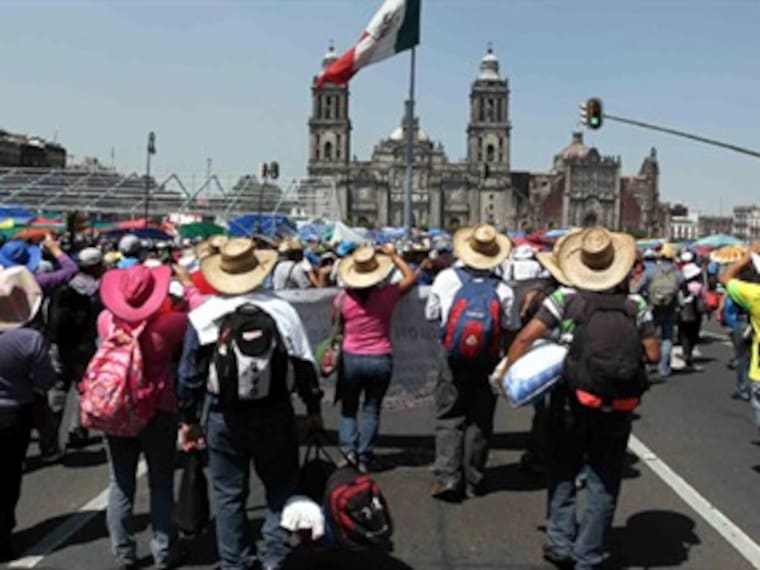 Cierran Reforma y Juárez por marchas de CNTE. Gabriel Carreón, subsecretario de tránsito