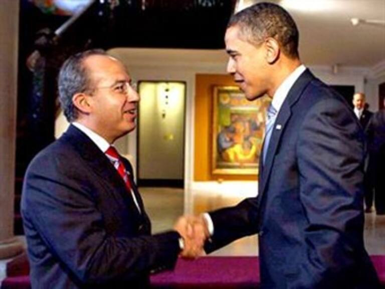 Abordaré Ley Arizona con Obama: Calderón