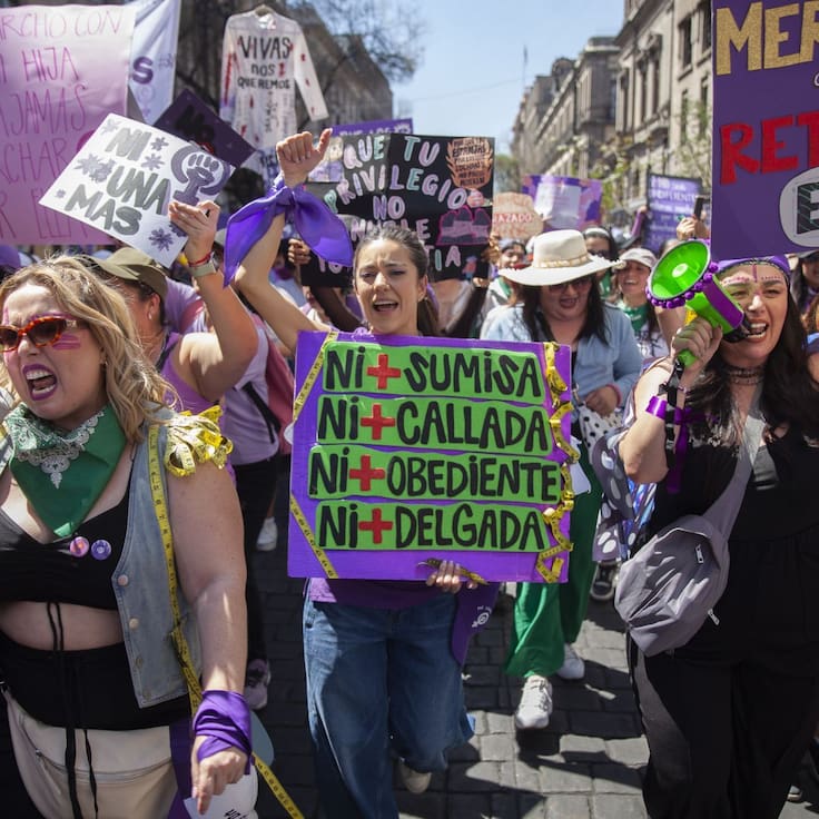 Así se vivió la marcha por el 8M Día Internacional de la Mujer en CDMX