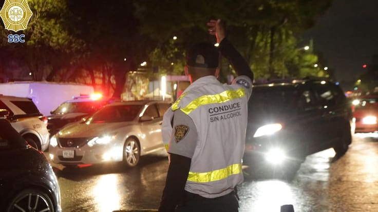 Alcoholímetro decembrino deja 327 conductores sancionados en una semana en CDMX