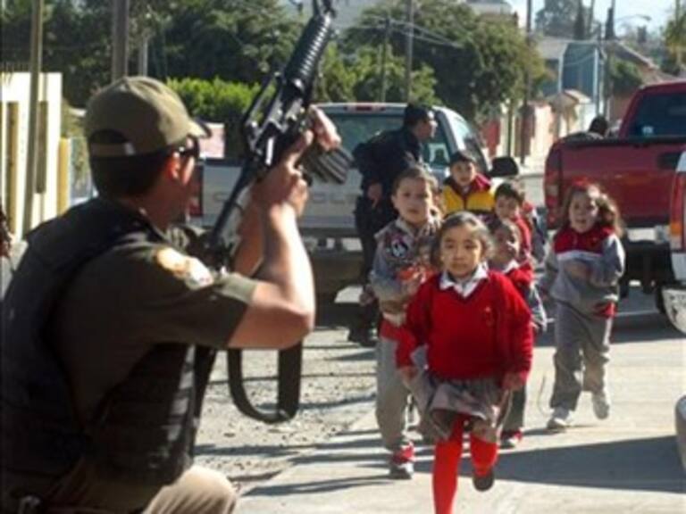 Balacera frente a escuela de Ciudad Juárez