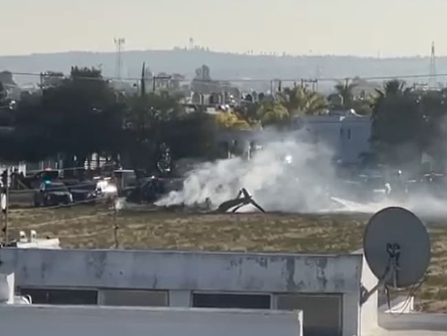 Cae helicóptero, muere el secretario de Seguridad de Aguascalientes |VIDEO
