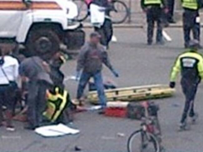 Registran fuertes explosiones en ruta del maratón de Boston