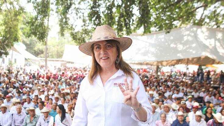 Margarita González Saravia, encabeza preferencias en Morelos