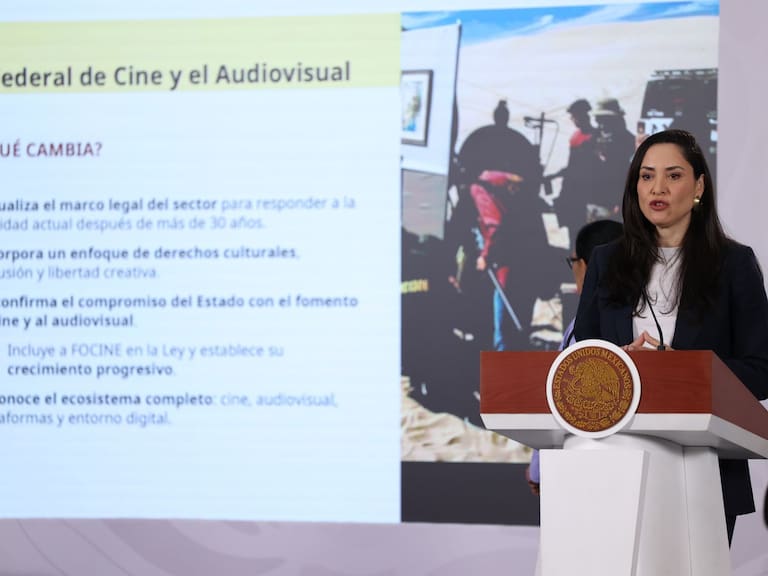 Claudia Curiel de Icaza anunció la creación de la Ley Federal de Cine y el Audiovisual.