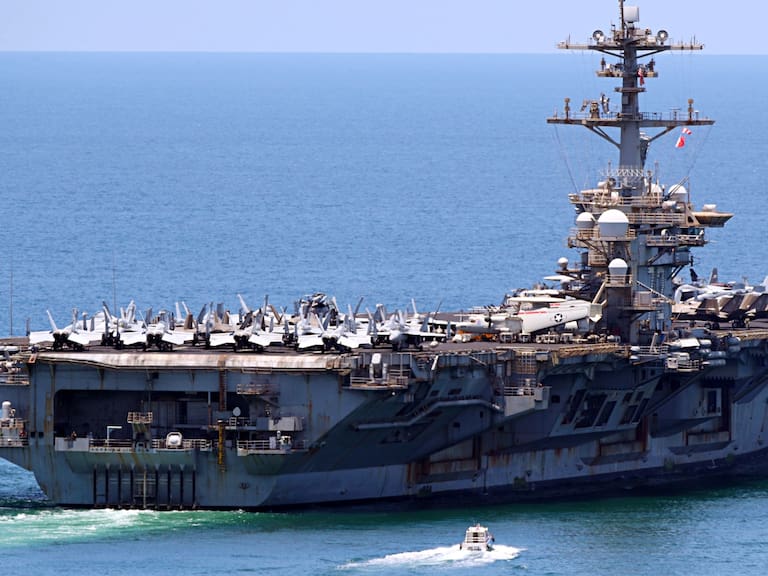 320 días en el mar: así vuelve el USS Abraham Lincoln tras su extenuante despliegue. Getty Images