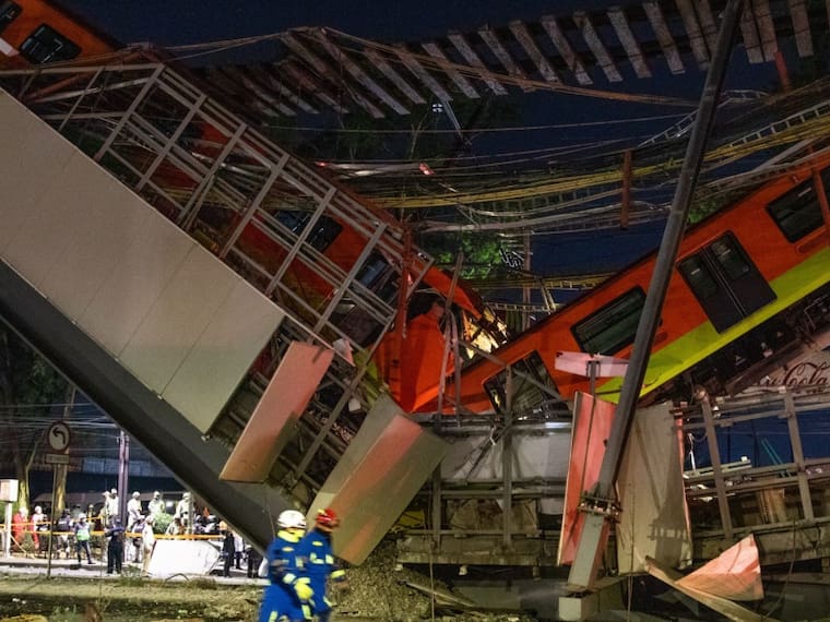 Despúes de 2 semanas, AMLO pide disculpas a víctimas del accidente de la Línea 12