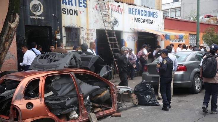 Aseguran 200 toneladas de autopartes robadas en GAM y Cuauhtémoc