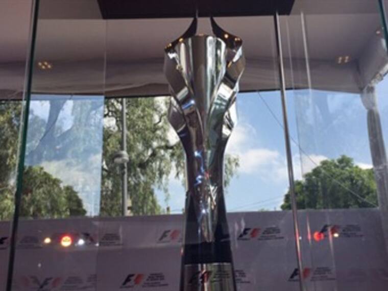 El trofeo del Gran Premio de la Ciudad de México está listo