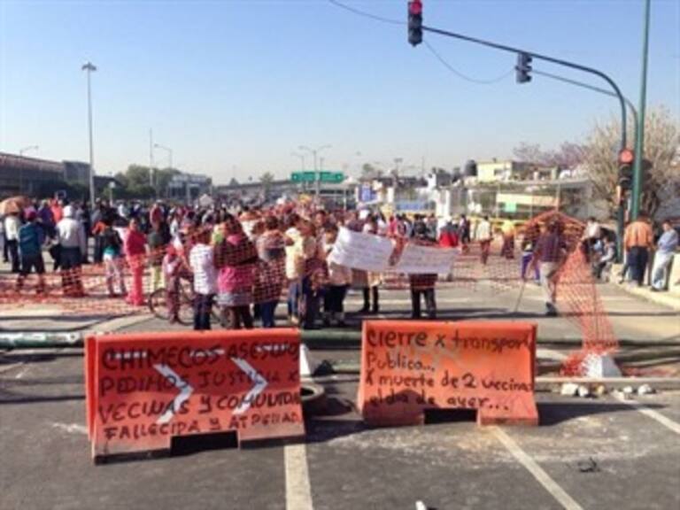 Demandan vecinos seguridad vial en paradero de Pantitlán